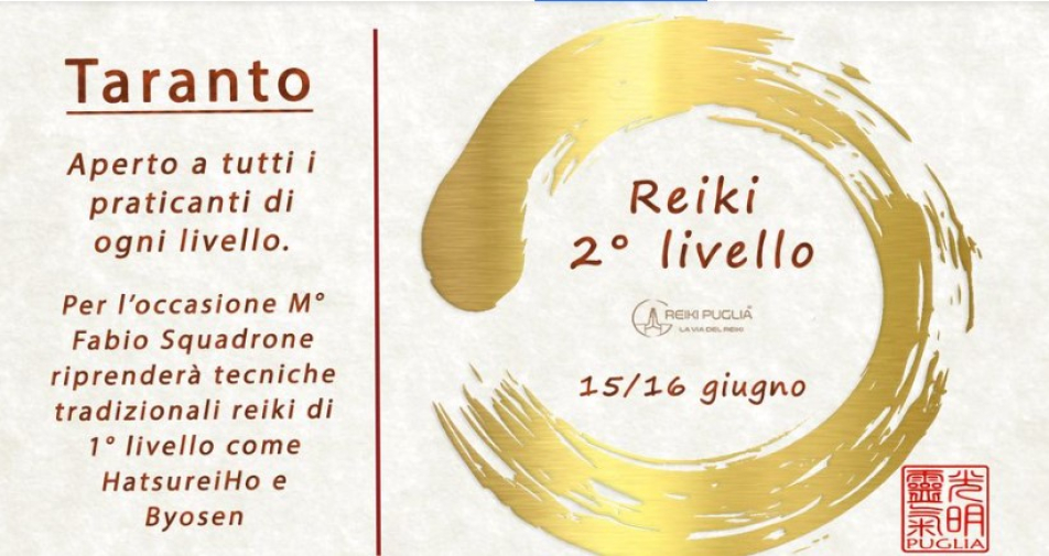 Corso Reiki Usui tradizionale giapponese 2° livello